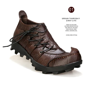 Boat Shoes Mens Laisvalaikio Bateliai Mokasīni, Originali alyva, Vaškas Odos Rankų darbo Patogus, Kvėpuojantis Moccasin Batų Dizaineris vyrų batai