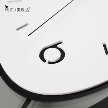 MEISD Kokybės Akrilo Žiūrėti Kūrybos Su Švytuokle Balta Laikrodis Modernaus Dizaino Namų Dekoro Kambarį Horloge Nemokamas Pristatymas Karšto
