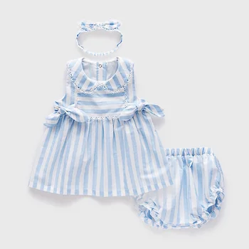 Vlinder Baby Girl dress kūdikių drabužiai Vasaros Princesė Stilius Mielas peteliškę Suknelė nustatyti, trumpomis Rankovėmis, Naujagimių Suknelės 9M-4T 3PCS Rinkiniai