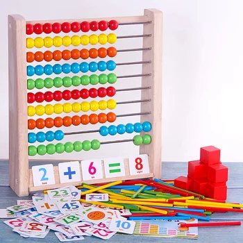 Ikimokyklinio Mediniai Montessori Žaislai Aritmetinis Skaičiavimas Mokymosi Stovėti Valdybos Ankstyvojo Ugdymo Mokymo Priemonių Matematika Žaislai Vaikams