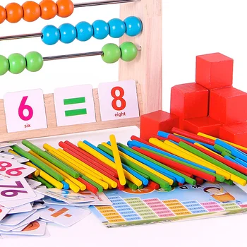 Ikimokyklinio Mediniai Montessori Žaislai Aritmetinis Skaičiavimas Mokymosi Stovėti Valdybos Ankstyvojo Ugdymo Mokymo Priemonių Matematika Žaislai Vaikams