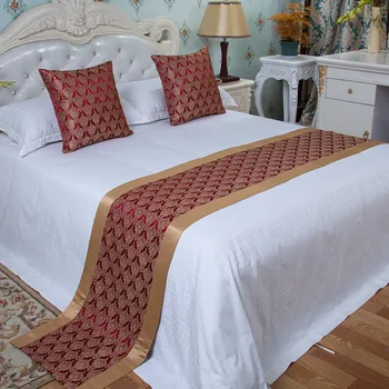 Klasikinė Aukštos Kokybės Namų Dekoro Mėlyna Stalo Runner Europos prabangių lovų, kilimų salonas vėliavėlę pabaigos lova kilimėlis rankšluostį