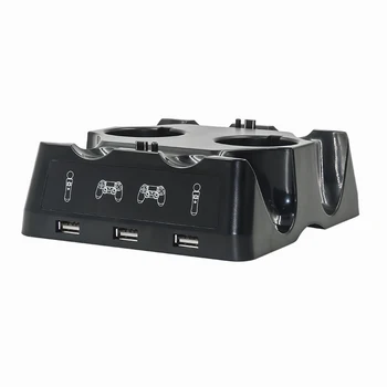 2020 Naujausias PS4 PS Move VR PSVR Kreiptuką Gamepad Įkroviklio Stovas Controller Charging Dock for PS VR Perkelti PS 4 Žaidimai, Priedai