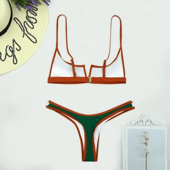 Moterų maudymosi kostiumėlį Spausdinti Biquini Mažas Juosmens Bikini Komplektas, Push-Up Brazilijos maudymosi Kostiumėliai, aukštos sumažinti Dviejų dalių Paplūdimio Maudymosi Kostiumas naujas 2021