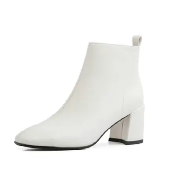 Sianie Tianie aukštos kokybės 2020 m. žiemą, pavasarį, baltos, juodos spalvos moteriški batai aikštėje stambusis aukštakulniai batai moterims, batų siurbliai