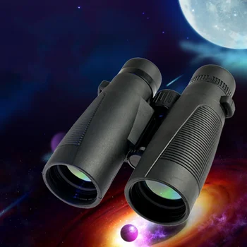 Nešiojamų 10×42 žiūronų azotu užpildytas vandeniui žiūronai HD didelio galingumo, mažo šviesos naktinio matymo žiūronai