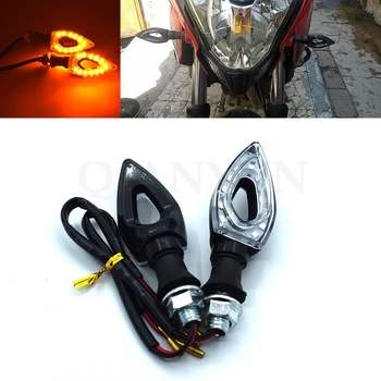 Universalus 12 LED posūkio signalo motociklo šviesos mirksi šviesos gintaro Suzuki GSXR GSX-R 600 750 1000 K1 K2 K3 K4 K5 K6 K7 K8 K9