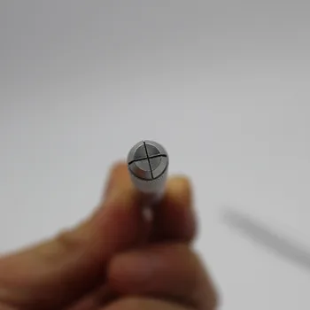 100 Vnt Skiedra Microblading Antakių Tatuiruotė Pen Aliuminio Lydinio, permanentinis Makiažas adata Pen 3D antakių tatuiruotė siuvinėjimas