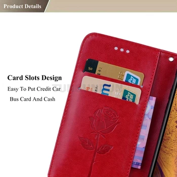 Vodafone Smart Premjero 6 895N kortelės laikiklio dangtelį atveju, odinis telefono dėklas piniginė flip cover Coque už Vodafone Smart Premjero 7 VDF600