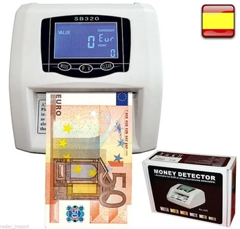 Contador detektorius de billetes falsos automático lcd para eurų nuevos Billetes
