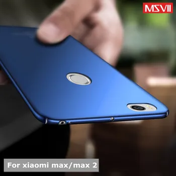 Msvii atveju Xiaomi Mi Max pro Byla 360 Visas Apsauga, Matinis Kieto Plastiko Galinį Dangtelį Telefono Dėklai Xiomi Max 2 max2 atveju