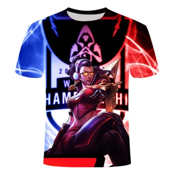 Žaidimas League of Legends 3D atspausdintas t-shirt yasuo zed leesin marškinėliai atsitiktinis marškinėlius trumpomis rankovėmis vasarą streetwear Dydis XXS-6XL