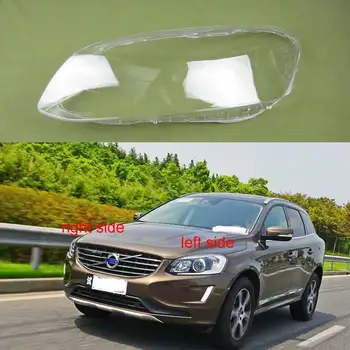 Volvo XC60 2016 2017 2018 2019 Skaidrus Žibintų lempų gaubtų Padengti Stiklo Lempos Atspalvis Žibintų Korpuso Dangtelį Objektyvo
