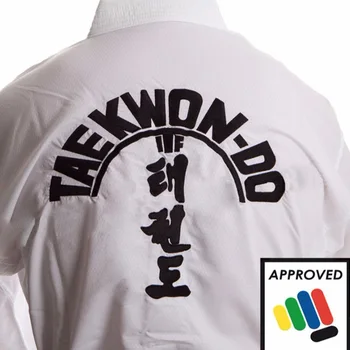 2020 Karšto Pardavimo ITF patvirtinta Taekwondo Studentų Vienodas Doboks Su Projekto Siuvinėjimo Kimono Modelis Medvilnės Vienodas Suaugusiems vaikams