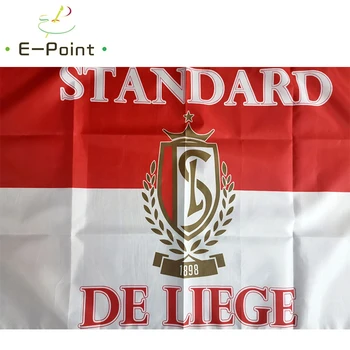 Belgija Standard Liege 3ft*5ft (90*150cm) Dydis Kalėdų Dekoracijas Namų Vėliavos Banner B Tipo Dovanos