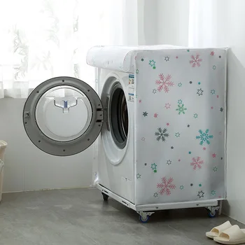 Buitinės skalbimo mašinos saugojimo dulkių padengti skalbimo mašina padengti prietaisas atsparus vandeniui apsauginis dangtelis MJ710