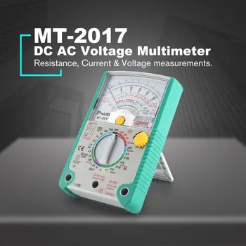 Proskit MT-2017 AC/DC, Analog Grafikas Žymiklį Multimetras Ammeter Atsparumas Talpa Diodų Volt Amp Ohm Hfe LED Elektros Skaitiklis