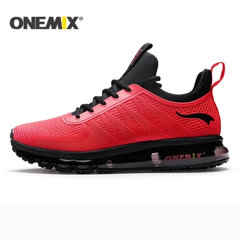 ONEMIX naujas vyrų bėgimo bateliai oro pagalvės smūgio absorbcijos sporto sneaker vyrai lauko pėsčiomis bėgimo bateliai moterims