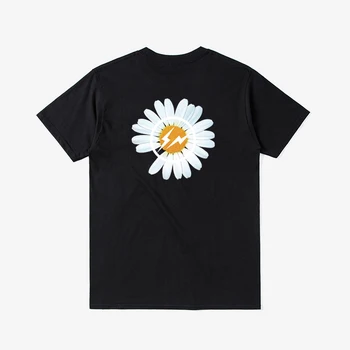 2020 metų Vasaros Peaceminusone Aukštos Kokybės Black Print T-Shirt Vyrai Moterys T-Shirt GD Žaibo Fujiwara Hirosima Modelis T-Shirt Viršų