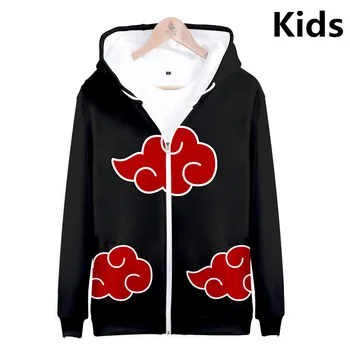 Nuo 2 iki 14 metų vaikams hoodie Naruto Boruto 3d atspausdintas hoodies palaidinukė berniukų, mergaičių Uchiha Itachi Uzumaki Striukė vaikams drabužių