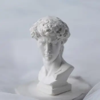 David Veneros Skulptūra Portretas, Žvakės Pelėsių Aromaterapija Aromatizuoti Žvakės Padaryti 