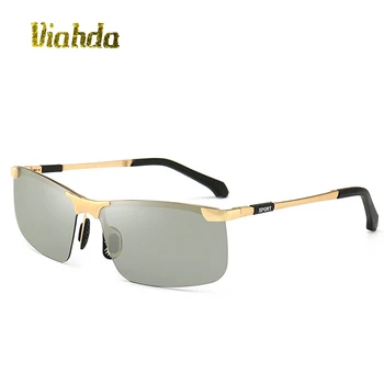 VIAHDA Poliarizuoti Akiniai nuo saulės Vyrams, Prekės ženklo Dizaineris Sunglass Vyrų Vairavimo Saulės Akiniai gafas oculos de sol UV400
