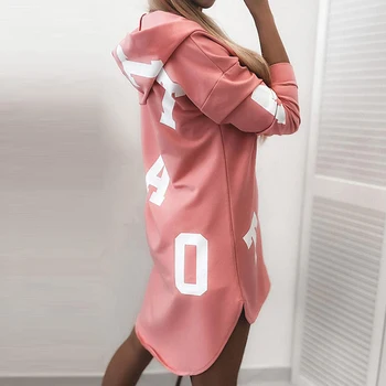 Moterų Plius Vilnos Hoodies Rudenį Paprasta 2020 Naujas Mados Streetwear Zip-Up Negabaritinių Marškinėlius Striukė Madinga Kieta Moteris Outwear