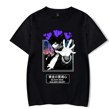 Boku No Herojus Akademinės Bendruomenės Dabi Unisex Marškinėliai Harajuku Mano Herojus Akademinės Bendruomenės T-Shirt Streetwear Vasaros Viršūnes