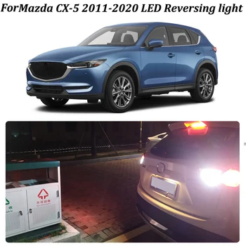 (2) Balto Canbus Ne Klaida 912 W16W T15 Automobilio LED Lemputes 2011 2012 - 2017 2018 2019 2020 Mazda CX-5 CX5 LED Atsarginės Atbulinės Šviesos