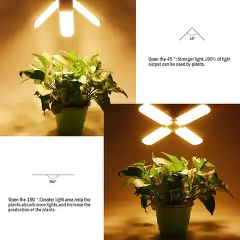 Naujas Dizainas Visą Spektrą 100W 150W 200W LED Grow Light Augalų Lemputės E27 Lemputės Phytolamp Šiltai Balta Patalpų Šiltnamio efektą sukeliančių Vegs