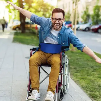 Neįgaliųjų Vežimėlių, Saugos Diržų Aukščio Medicinos Susisiekimas Saugos Tvirtas Diržas Diržai Su Lengva Išleidimo Sklendė, Skirta Paciento Amžiaus Žmonėms