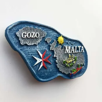 BABELEMI Viduržemio jūros Maltos Žemėlapį, Šaldytuvas Magnetai, Kelionių Suvenyrai, Šaldytuvas Magnetiniai Lipdukai Namų Puošybai