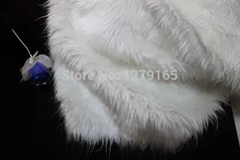 Fashioon vaiskiai balta Pliušinis audinys,Foto fono medžiaga,Sofos-Nustatyti Gyvenimo Kambario Baldai Garbanotas Avių Dirbtiniais Kailiais Audinio,150cm*50cm