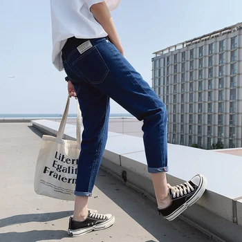 Mados Pieštuku džinsai vyrų slim fit kelnės classic 2020 džinsai vyrai džinsinio audinio džinsus Dizaineris Kelnės Atsitiktinis liesas Tiesios kelnės