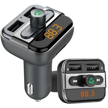 Bluetooth FM Siųstuvas Car MP3 Player Automobilinio Rinkinio 5V/2.4 2 USB Įkroviklį, Parama TF kortelė USB Flash Tvarkyklė, skirta 