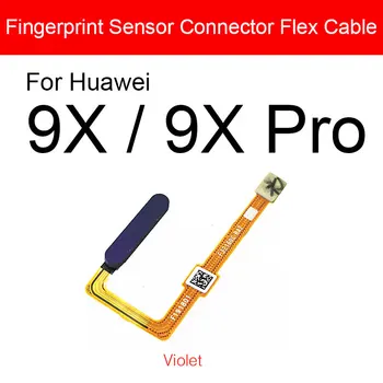 Namo Mygtuką pirštų Atspaudų Flex Kabelis Huawei Honor 9X 9X Pro 9XPro 20Pro 20 pirštų Atspaudų Jutiklis Flex Juostelės Remontas, Dalys
