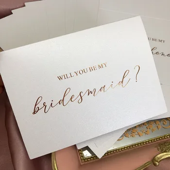 Rose aukso folija spausdinimas jums reikia mano bridesmaid kortelės ,bridesmaid kortelės ,kambarinės garbės kortelės