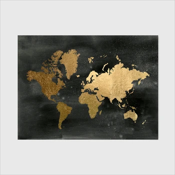 Burbulas Kiss Kilimėliai Ir Kilimai Namų Kambarį Europos Juodojo Aukso Pasaulio Žemėlapyje Modelis Pledai, Miegamojo Namų Dekoro Zonos Kilimėliai