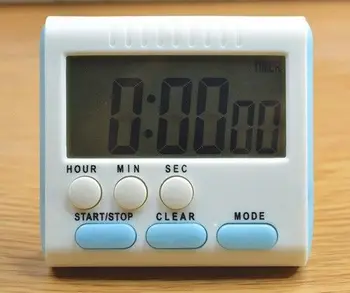 Count-Down Iki Virtuvės Signalizacijos Magnetinis Įrankis, Laikrodis Didelis Virėjas LCD Laikmatis Skaitmeninis