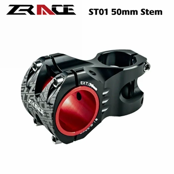 ZRACE MTB 50mm Stiebas, 0 Laipsnių Ultralight 156g, CNC, 35mm / 31.8 mm Vairo, AM / Enduro / DJ, Montavimas kalibro 28.6 mm