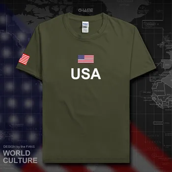 Jungtinės Amerikos valstijos, JAV, JAV marškinėliai vyras megztiniai 2017 marškinėliai medvilnė, tautos komanda medvilnės susitikimas gerbėjai streetwear fitneso