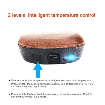 Žiemos USB Įkrovimo Šildymo Vidpadis Temperatūros reguliatoriumi galima Skalbti Šiltas Elektra Šildomas Vidpadis Lauke Šilčiau Koja