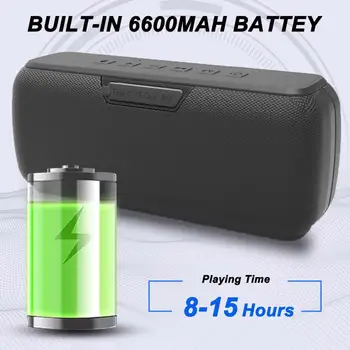 50W Nešiojamą Belaidį Bluetooth Garsiakalbį Skiltyje Soundbar Vandeniui TWS Heavy Bass Loundspeaker žemų dažnių garsiakalbis Boombox caixa de som