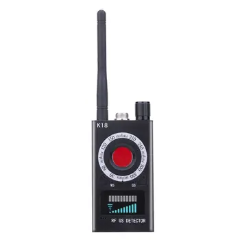 1MHz-6.5 GHz K18 Anti Spy RF Detektorius Kamera, Wireless Klaidą Aptikti GSM Klausymosi Prietaisas Finder Radaro Radijo Skaitytuvas Su USB Laidu