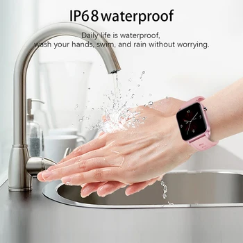 LIGE moteris Smart Žiūrėti Ponios smartwatch Vyrų IP68 vandeniui Fitneso Žiūrėti 