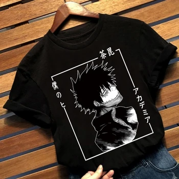 Anime Mano Herojus akademinės bendruomenės Marškinėliai Boku No Herojus akademinės bendruomenės Dabi T-shirt Grafikos Viršūnes Tees Vyrų Unisex
