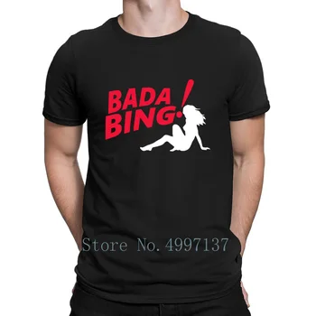 The Sopranos Bada Bing T Shirt Spausdinti Raukšlių Modelį, Raštą, Pavasarį, Rudenį, S-Xxxl Medvilnės Kvėpuojantis Marškinėliai