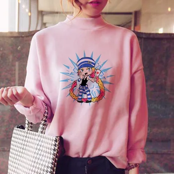 Nanbaka hoodies moterų japonijos streetwear prakaito marškinėliai drabužių šiltų drabužių palaidinukė moterų vilnos šiltas