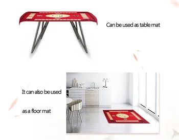 78* 78cm 5 spalvos Latekso medžiaga, non - slip, triukšmo mažinimo mahjong žaidimas stalo kilimėlis Mah-Jong arpet