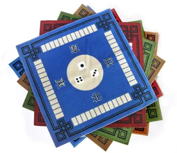 78* 78cm 5 spalvos Latekso medžiaga, non - slip, triukšmo mažinimo mahjong žaidimas stalo kilimėlis Mah-Jong arpet
